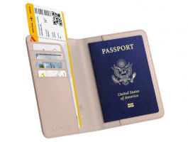 Satechi Vegan-Leather FindAll Passport Cover - Desert Rose (ST-VPCR)