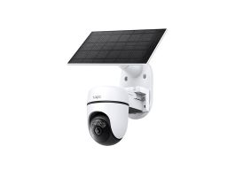 TP-LINK Wireless Kamera Cloud beltéri/kültéri + Okos Solar Panel IP65, TAPO C610 KIT