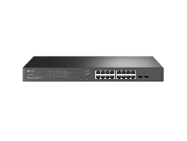 TP-Link TL-SG2218P 16x1000Mbps(16xPOE+) + 2xGigabit SFP, Menedzselhető Switch