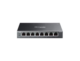 TP-LINK Omada ES208GP Fémházas Easy Smart Switch 8x1000Mbps(8xPOE+)
