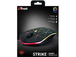 TRUST GXT 117 Strike Vezeték nélküli Gaming Egér (22625) fekete