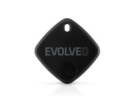 Evolveo TrackTag Bluetooth nyomkövető (kulcstartóra, táskára, valós idejű nyomkövetés, iOS kompatibilis), fekete (ATE TRACKTAG-BK)