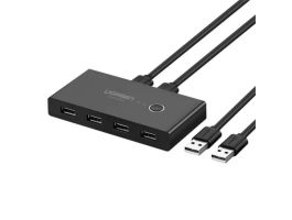 UGREEN 30768B switch box, USB 3.0 (fekete)