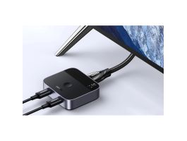 UGREEN AW502 2 az 1-ben switch, 2x USB-C–HDMI, 4K 60Hz
