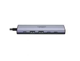 UGREEN CM511 USB-C 6 az 1-ben HUB, 3x USB, DisplayPort, 4K 60Hz