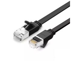UGREEN hálózati kábel fém csatlakozókkal, Ethernet RJ45, Cat.6, UTP, 5 m (fekete)