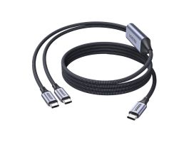 UGREEN L533 USB-C x2 PD univerzális kábel, 140 W, 2 m