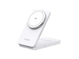 UGREEN W706 mágneses 2 az 1-ben vezeték nélküli töltő, MagSafe W706, 15W (fekete)