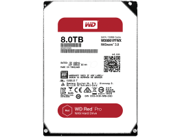 WESTERN DIGITAL 3.5" HDD SATA-III 8TB 7200rpm 128MB Cache (WD8001FFWX) RED Pro