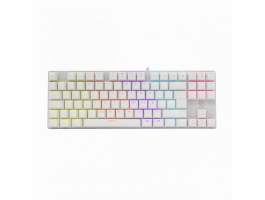 White Shark COMMANDOS mechanikus (red switch) gamer billentyűzet (magyar), fehér