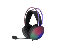 White Shark FIREFLY-B gamer fejhallgató, fekete/RGB (WS GH-2342B)