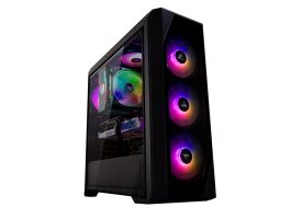 ZALMAN N5 TF Midi ATX PC ház, Tápegység nélküli, RGB, Fekete