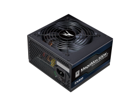 ZALMAN 500W, 12cm, 80+, Aktív PFC Tápegység (ZM500-TXII(V2))