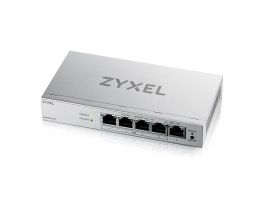 ZYXEL Switch 5x1000Mbps (4xPOE+), Fémházas Asztali (GS1200-5HPV3-EU0101F)