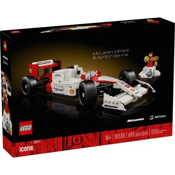 LEGO Icons McLaren MP4/4 & Ayrton Senna szett (10330)