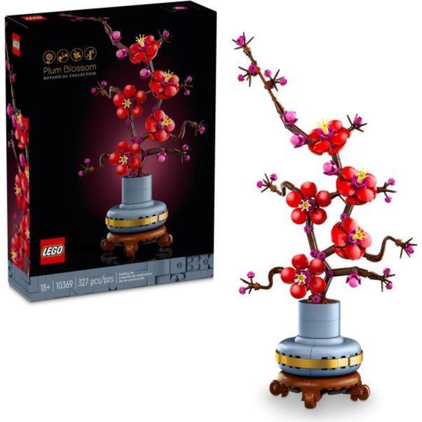 LEGO Botanicals Szilvavirág virágdekorációs, kiállítható készlet (10369)
