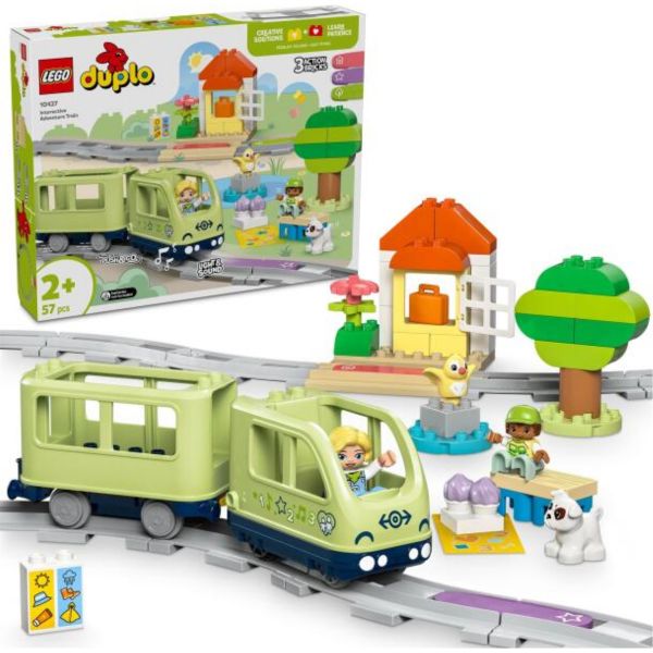LEGO DUPLO Town Interaktív kalandvonat szett (10427)