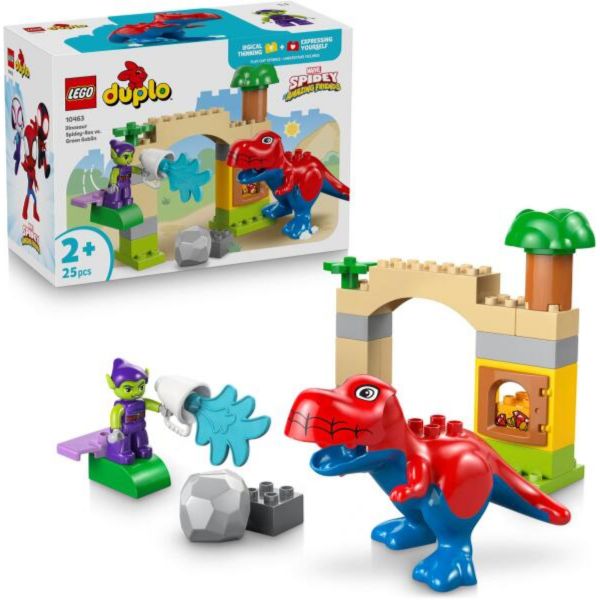 LEGO DUPLO Marvel Dinoszaurusz Spidey-Rex vs. Zöld Manó (10463)