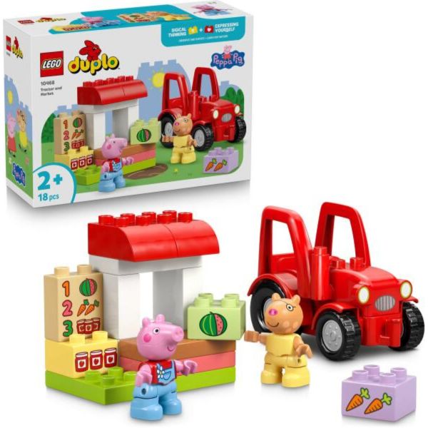 LEGO DUPLO Peppa malac Traktor és piac építőkészlet (10468)