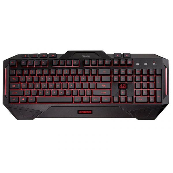 Asus Cerberus USB Gamer Billentyűzet Fekete