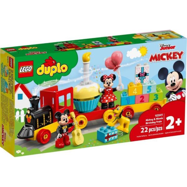 LEGO DUPLO Disney Mickey & Minnie születésnapi vonata (10941)