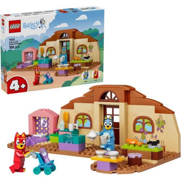 LEGO Bluey: Rozsdás és Bluey a suliban (11221)
