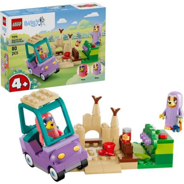 LEGO Bluey: Nagyik Bingóval és Bluey-val (11216)