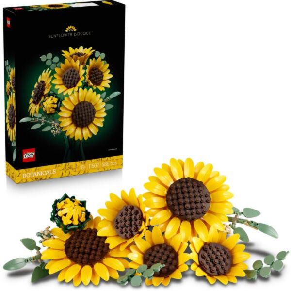 LEGO Botanicals Napraforgócsokor, Virágdekoráció (11502)