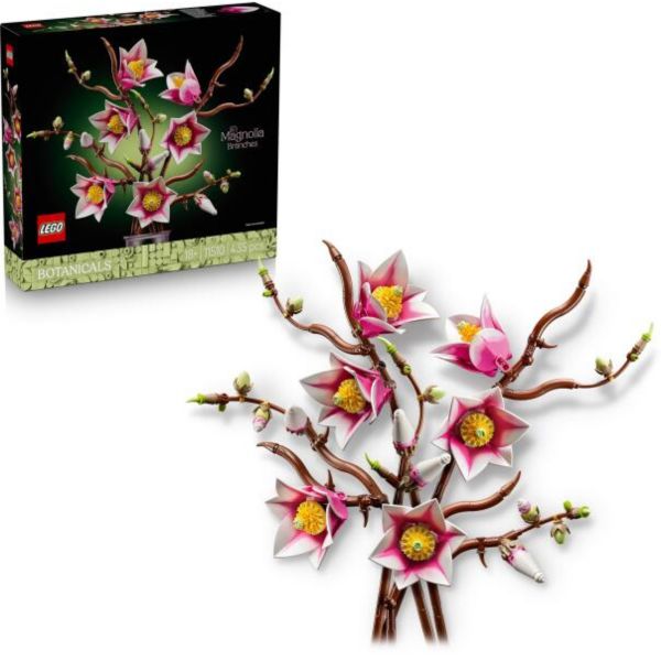 LEGO Botanicals Magnóliaágak, virágdekoráció (11510)