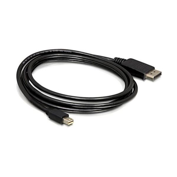 DELOCK mini Displayport male to Displayport male, 2m