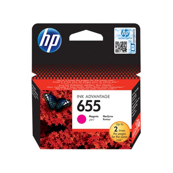 HP 655 CZ111AE Ink Advantage patron bíborvörös