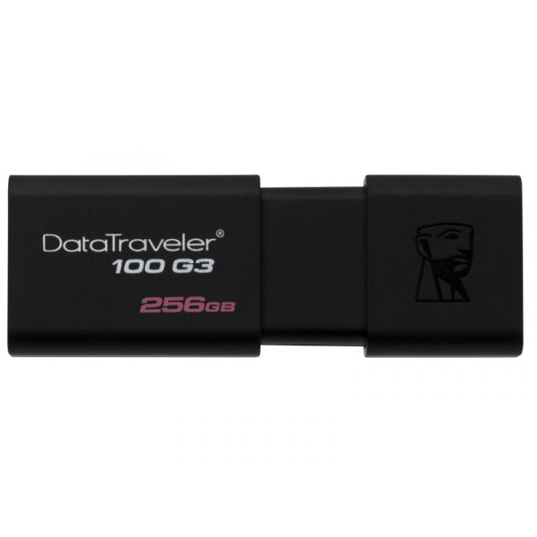 KINGSTON DT100 G3 256GB USB3.0 Pendrive (DT100G3/256GB) fekete