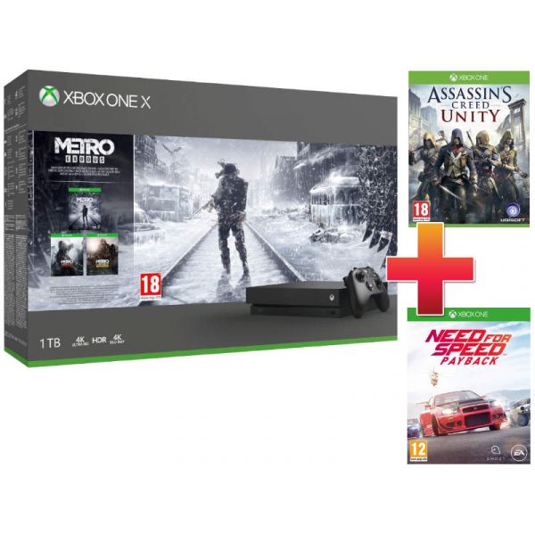 Xbox One X 1TB Metro Saga csomag