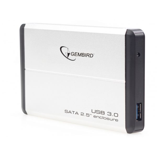 Gembird 2.5" SATA HDD/SSD USB3.0 külső ház (EE2-U3S-2-S) ezüst