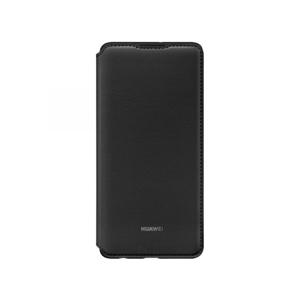 Huawei P30 gyári wallet tok (51992854) fekete
