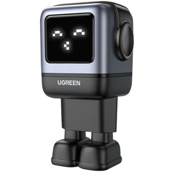 UGREEN Nexode RG (Robot GaN) hálózati töltő, 2x USB + USB-C, 65W (szürke) (25685B)
