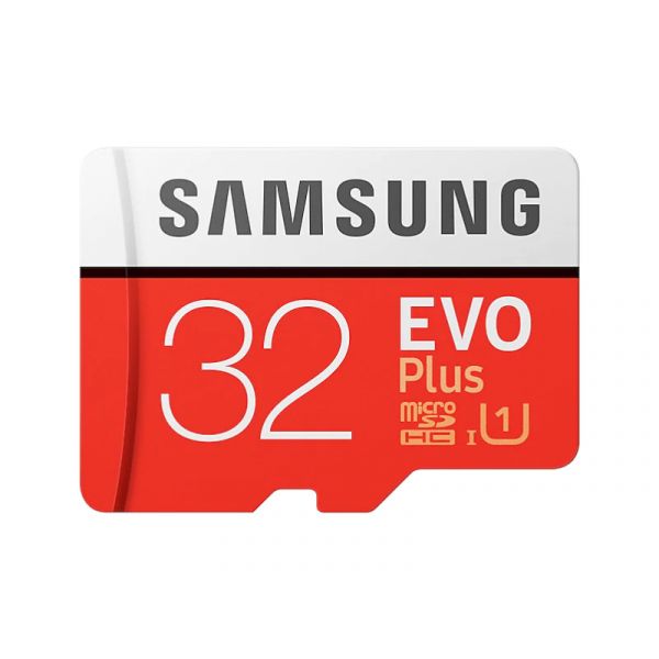 Samsung EVO Plus 32GB MicroSDHC CLASS 10 UHS-I U1 Memóriakártya + Adapter (OSAM-MB-MC32GA-EU)