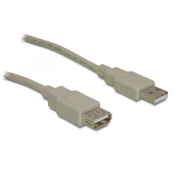 DELOCK USB 2.0 hosszabbító kábel, 1.8m (82239)