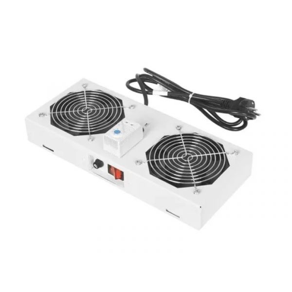 LEGRAND Evoline tetőventilátor+termosztát készlet 2 ventilátoros fali szekrényhez (EC2VW)