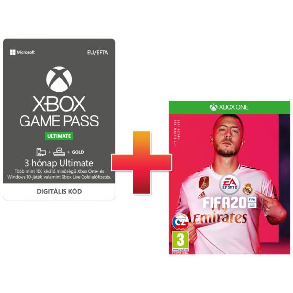 Xbox Game Pass Ultimate 3 hónapos előfizetés + Fifa 20