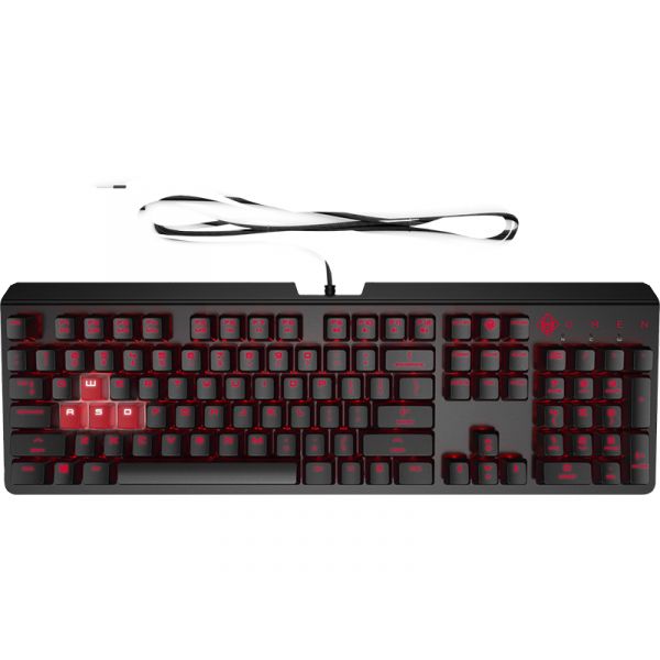 OMEN by HP Encoder Mechanikus (6YW76AA) Billentyűzet piros - magyar