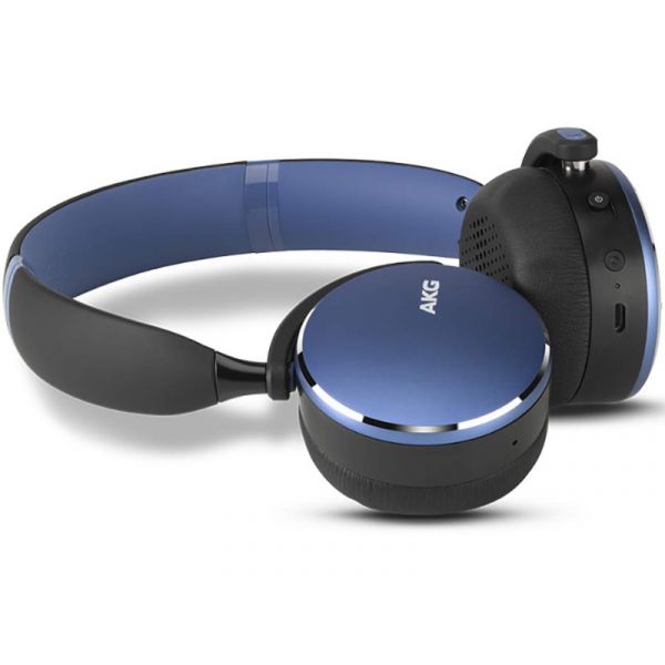 Samsung AKG Y500 Aktív Zajszűrős Vezeték Nélküli Fejhallgató (GP-Y500HAHHCAC) Kék