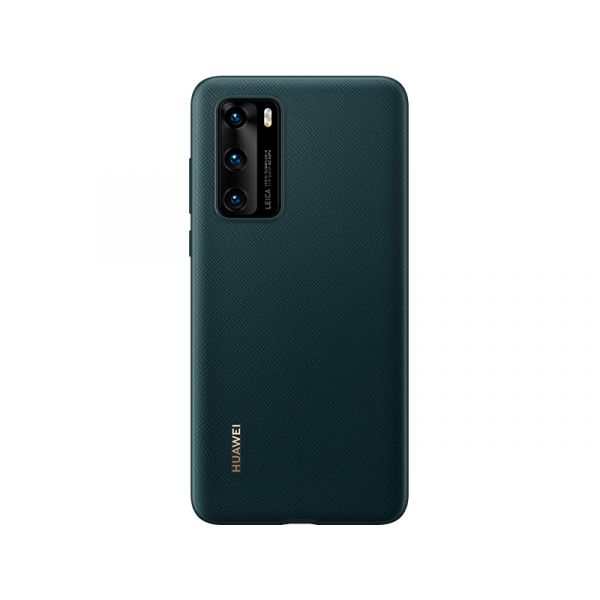 HUAWEI P40 GYÁRI PU TOK (51993711) Ink Green