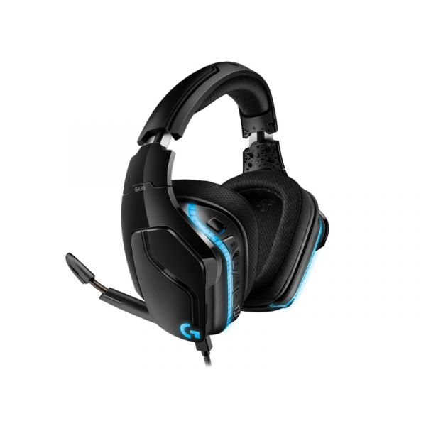 LOGITECH G635 7.1 RGB Lightsync Gaming mikrofonos fejhallgató (981-000750)