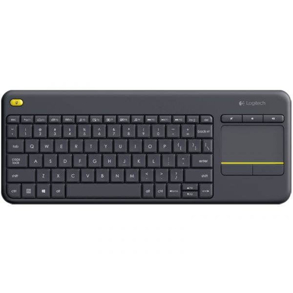Logitech  K400 Plus Vezeték Nélküli Touch Billentyűzet (920-007145) Fekete