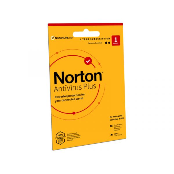 Norton Antivirus Plus Vírusirtó 2 GB 1 Eszköz 1 Év (Letölthető) (21416693)
