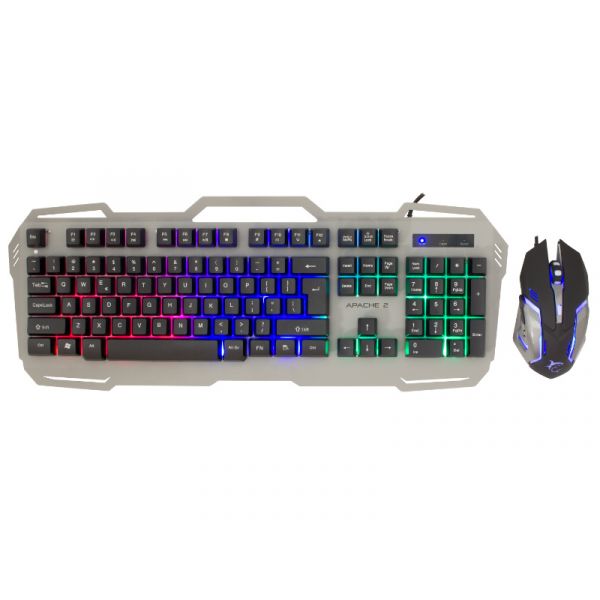 White Shark APACHE 2 Billentyűzet + egér combo (GMK-1901) - Angol kiosztású