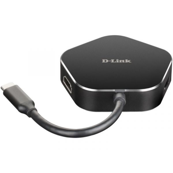 D-Link 4-in-1 3 portos USB Hub + HDMI (DUB-M420)