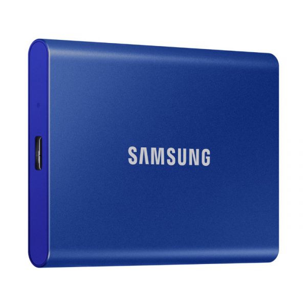Samsung Hordozható SSD T7 USB 3.2 1TB (MU-PC1T0H/WW) Kék