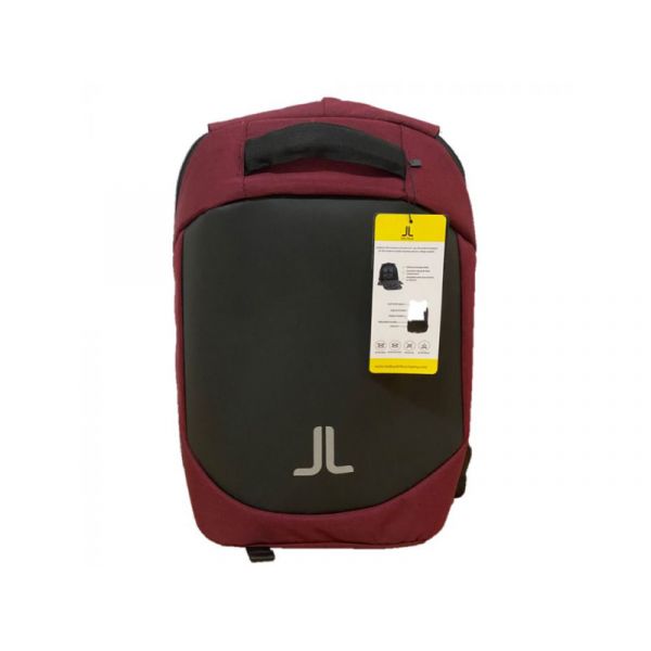 Laidback Life MoTeck zsebtolvajbiztos 15.6" notebook hátizsák, USB csatlakozóval (LL-Moteck-burgundy) bordó